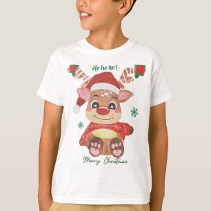 Camiseta ¡Feliz reno navideño - Festividad y diversión!
