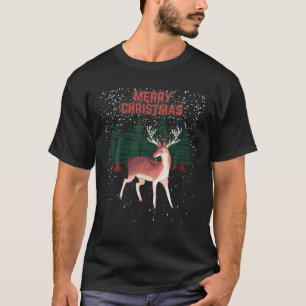 Camiseta Feliz reno navideño Rudolph Navidades enredados