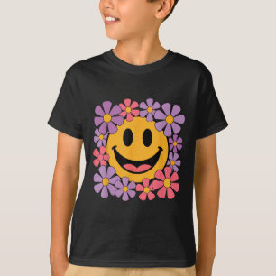 Camiseta Feliz Retro Daisy sonreír frente a hombres estétic
