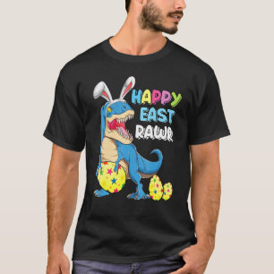Camiseta Feliz Rex Dinosaur Easter Bunny Egg Costu