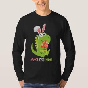 Camiseta Feliz Rex Dinosaur Easter Bunny Egg Costu