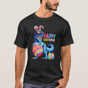 Camiseta Feliz Rex Dinosaur Easter Bunny Egg Costu
