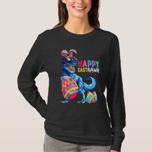 Camiseta Feliz Rex Dinosaur Easter Bunny Egg Costu