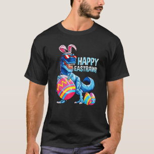 Camiseta Feliz Rex Dinosaur Easter Bunny Egg Costu