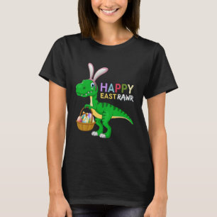 Camiseta Feliz Rex Dinosaur Easter Bunny Egg Costu