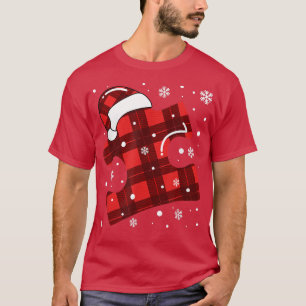 Camiseta Feliz rompecabezas navideño Santa Hat Autismo Conc