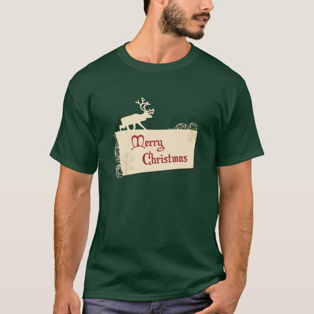 Camiseta Feliz Saludo de Navidad (Anverso)