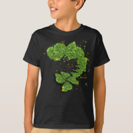 Camiseta Feliz San Patty, Green Shamrock | corazones brilla
