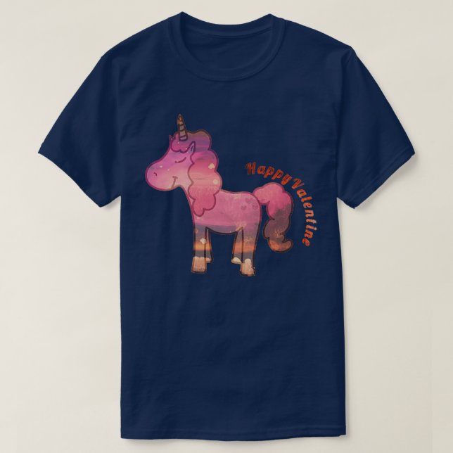 Camiseta Feliz San Valentín (Diseño del anverso)