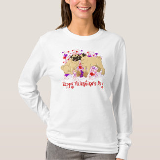 Camiseta Feliz San Valentín Besando Tees