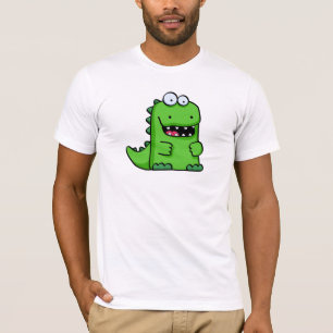 Camiseta Feliz-Saurus verde lindo