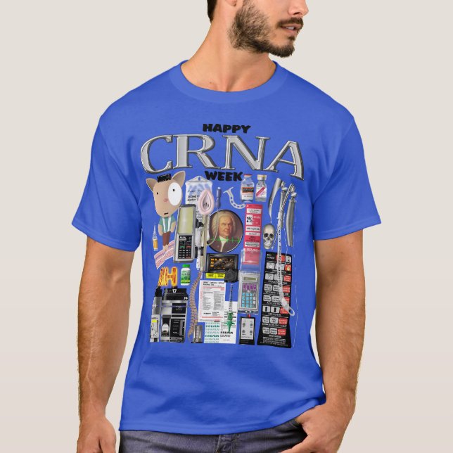 Camiseta Feliz semana de CRNA (Anverso)
