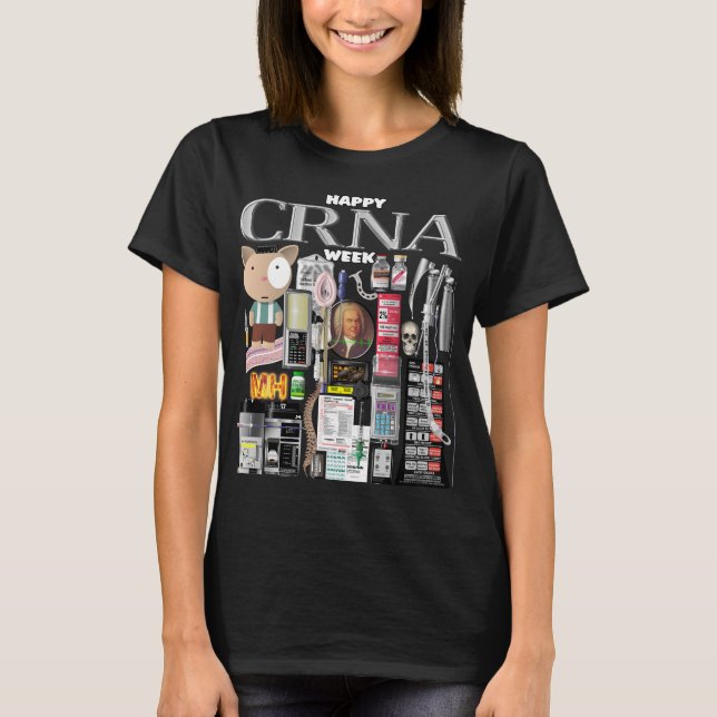 Camiseta Feliz semana de CRNA 2024 (Anverso)