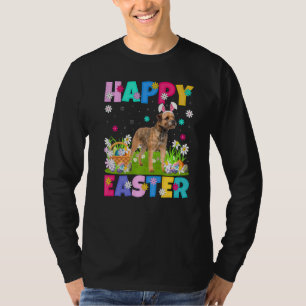 Camiseta Feliz Semana Santa Bunny Border Terrier Dog Easter