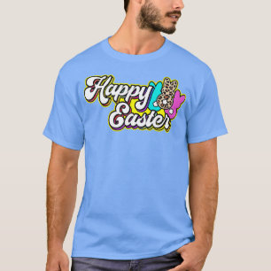Camiseta Feliz Semana Santa Bunny Leoparbit Family Easter D