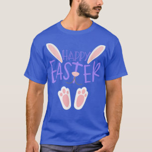 Camiseta Feliz Semana Santa Conejo Cute Conejo Rosa Oído Y