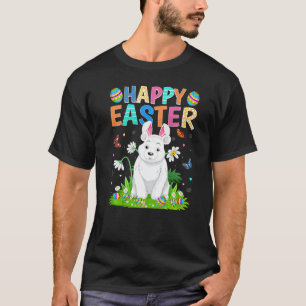 Camiseta Feliz Semana Santa Conejo Huevo Divertido Oso Pola