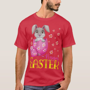 Camiseta Feliz Semana Santa Conejo Pascua Chicas de la Flor