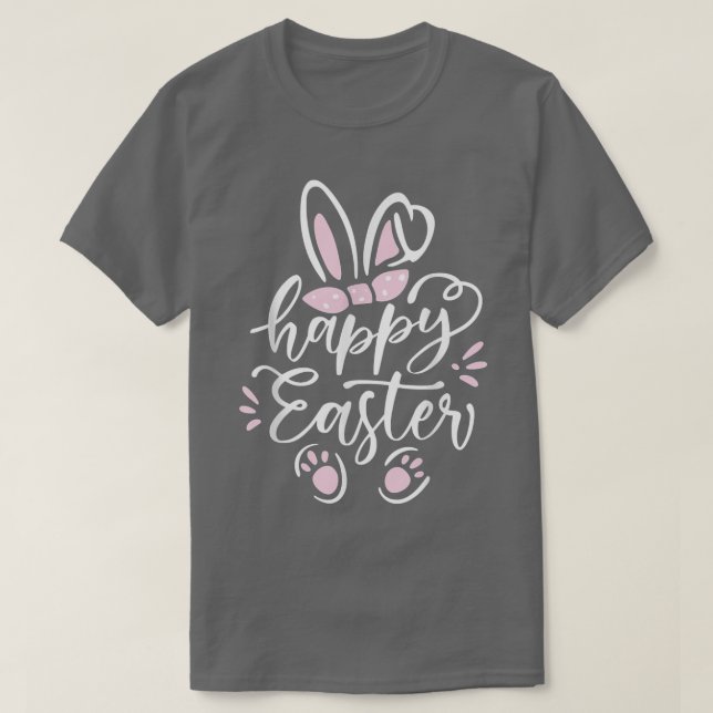 Camiseta Feliz Semana Santa Conejo Trio Mujeres Chicas Cues (Diseño del anverso)
