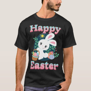 Camiseta Feliz Semana Santa Cute Pascua Bunny Egg Hunt Colo