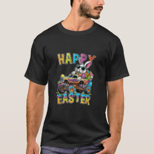 Camiseta Feliz Semana Santa Monstruo Camión Huevo de Pascua
