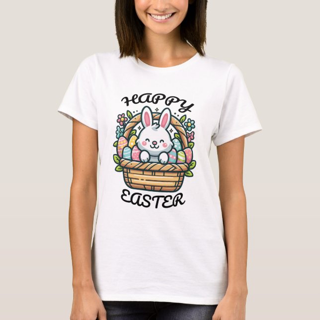 Camiseta Feliz Semana Santa Mujeres Blancas (Anverso)