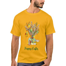 Feliz Semana Santa Ocupada Árbol colgando pollo Hu