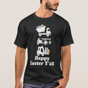 Camiseta Feliz Semana Santa todos a la caza de huevos Excav