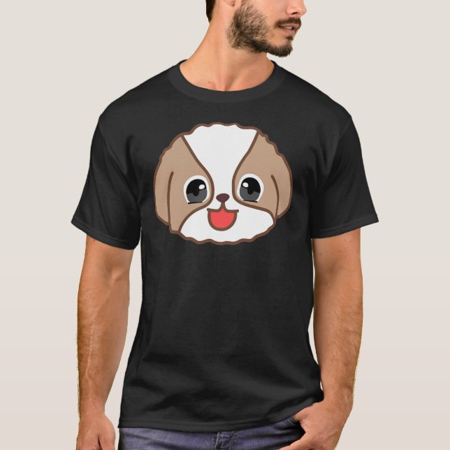 Camiseta Feliz Shih Tzu (Anverso)
