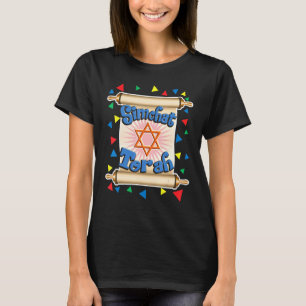 Camiseta Feliz Simchat Torah para hombres Mujeres Jóvenes H