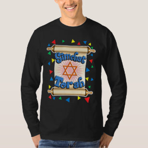 Camiseta Feliz Simchat Torah para hombres mujeres niños vac