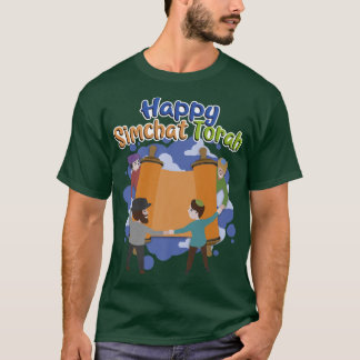 Camiseta Feliz Simchat Torah, para hombres, mujeres y niños