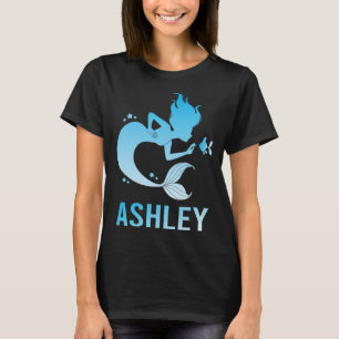 Camiseta Feliz Sirena - Nombre de Ashley