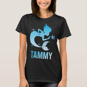 Camiseta Feliz Sirena - Nombre de Tammy