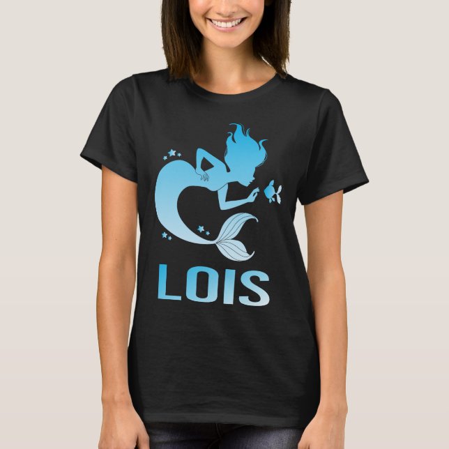 Camiseta Feliz Sirena - Nombre Lois (Anverso)