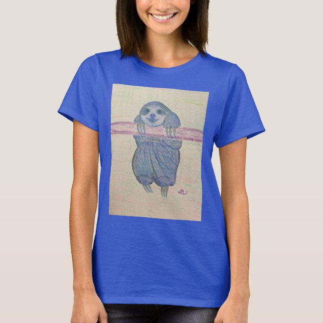 Camiseta Feliz Sloth T-Shirt (Anverso)