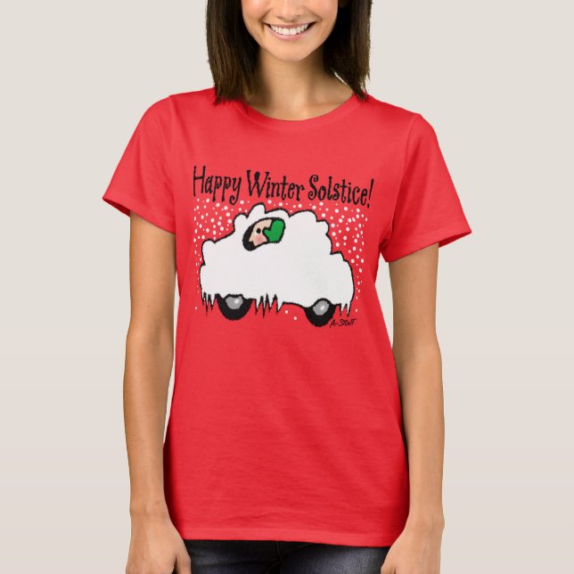 CAMISETA ¡FELIZ SOLSTICE INVIERNO! - (Anverso)