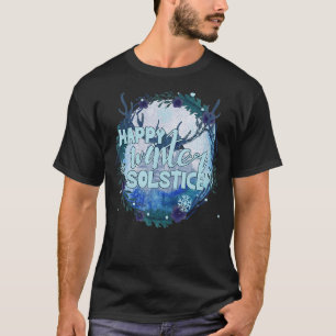 Camiseta Feliz Solsticio De Invierno Para Celebrar La Tempo