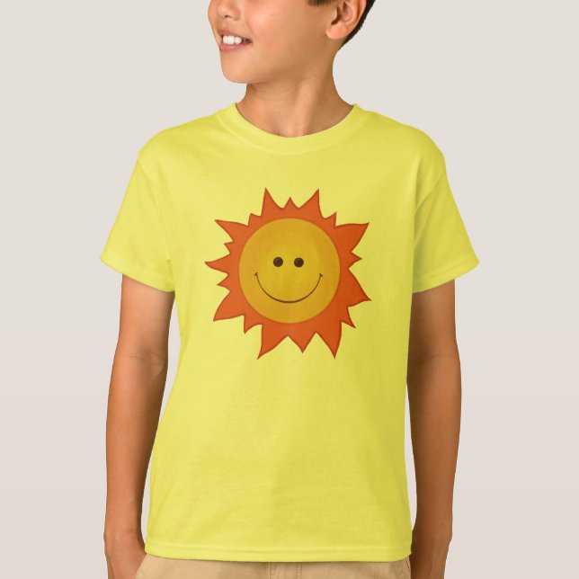 Camiseta Feliz sonriente Sun Kid (Anverso)