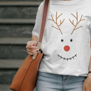 Camiseta Feliz sonrisa cara de Snowman