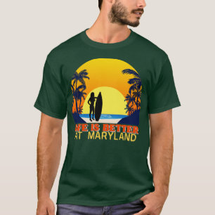 Camiseta Feliz surf en Maryland