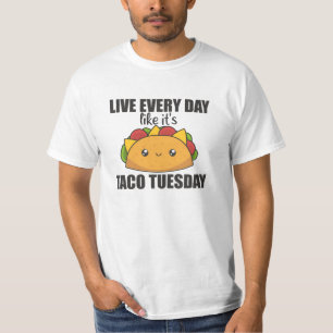 Camiseta Feliz Taco Martes - Comida Mexicana