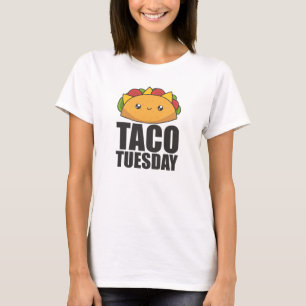Camiseta Feliz Taco Martes - Comida Mexicana