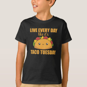 Camiseta Feliz Taco Martes - Comida Mexicana