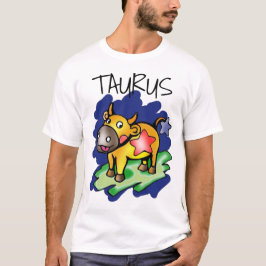Camiseta Feliz Taurus Blue con el Personalizado Estrella Ro