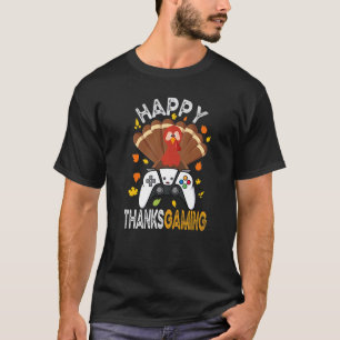 Camiseta Feliz Thanksgame Cute Video Game Controller