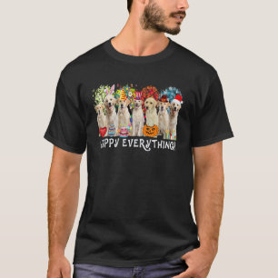 Camiseta Feliz Todo Labrador Retriever Perro Estaciones Al