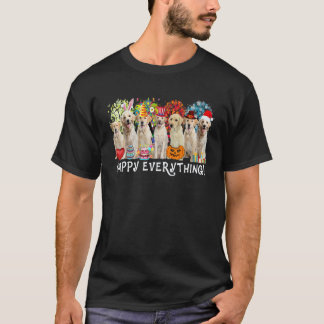 Camiseta Feliz Todo Labrador Retriever Perro Estaciones Al