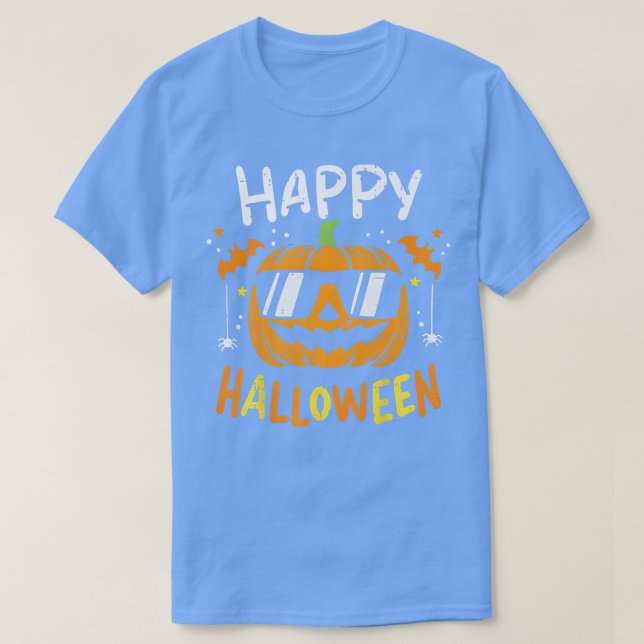 Camiseta Feliz truco o trato de calabaza de Halloween para  (Diseño del anverso)