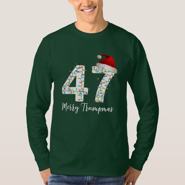 Camiseta Feliz Trump, Feliz Navidad, Trump Xmax (Anverso)
